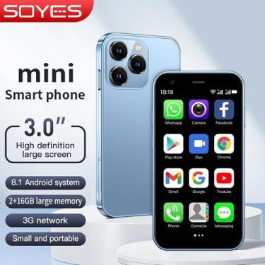 Imagem de Smartphone Girls XS15 Mini 3G Android 8.1 2 GB/16 GB 3,0" - Gorls