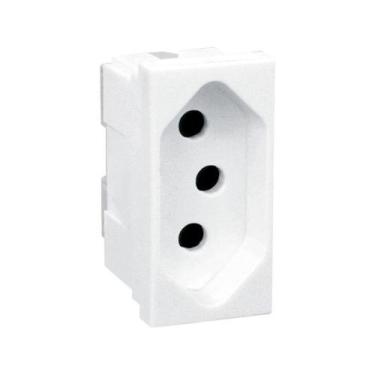 Imagem de Módulo Pialplus Tomada 2P+T NBR 20A 250V Branco - Pial legrand
