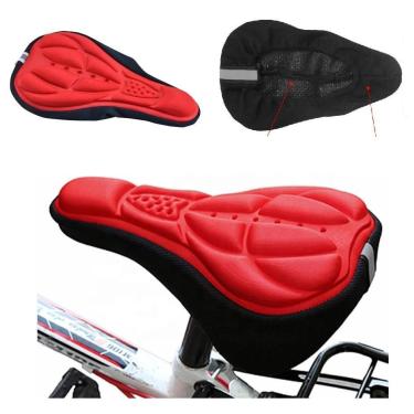 Imagem de Capa Para Banco De Bike Ergométrica E Confortável Vermelho