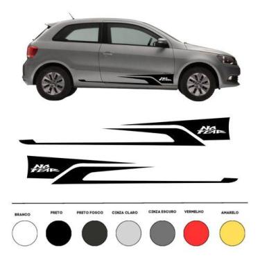 Imagem de Adesivo Gol Volkswagen Faixa Lateral Compatível Com O Carro - onl