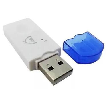 Imagem de Adaptador Receptor Bluetooth Usb Pendrive Carro Musica