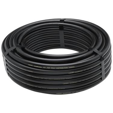 Imagem de Orbit 67345 Tubo de distribuição de irrigação por gotejamento 1/2" x 50' preto
