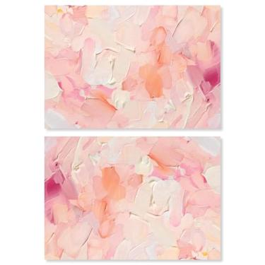 Imagem de Art Remedy Tela decorativa de dopamina, 61 cm x 40 cm, envolto em galeria, conjunto de terras corais blush
