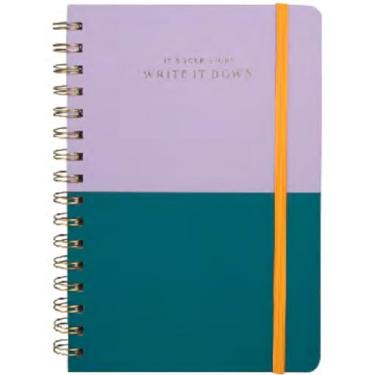 Imagem de Plastcover - Caderno A5 Be Kind Bicolor – 80 Folhas, Capa Dura com Espiral - Referência CA055
