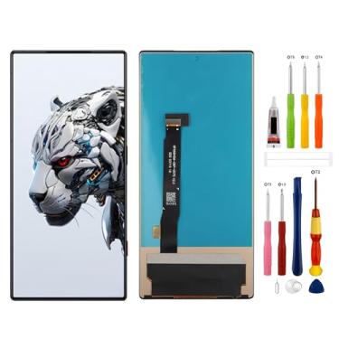 Imagem de SwarKing Substituição de tela TFT compatível com ZTE Nubia Red Magic 8 Pro NX729J (sem impressão digital de tela sensível ao toque digitalizador com ferramentas de reparo - 16.3 cm