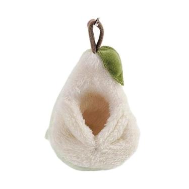 Imagem de Generic Cama de hamster de hamster em forma de pêra Cama de de decorativo de açúcar de açúcar esconderijo de porquinho de cobaias para camundongos