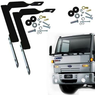 Imagem de 2 Suporte Antena Px Ford Cargo Dianteiro Frontal Carona Motorista Para