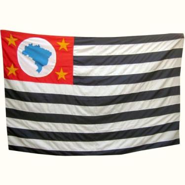 Imagem de Bandeira Estado De São Paulo Oficial 150x90 Cm Oxford  - WCAN