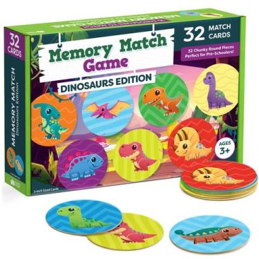 Imagem de Jogo de combinação de brinquedos de dinossauro Momo & Nashi 32 unidade