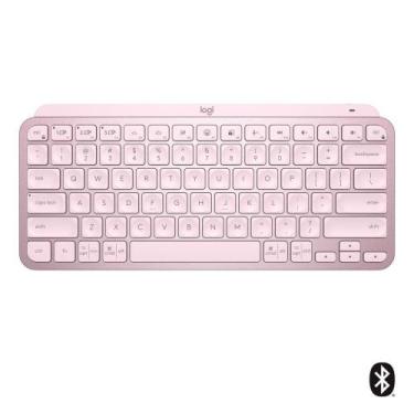 Imagem de Teclado Logitech MX KEYS Mini Rosa Padrão US 920-010507