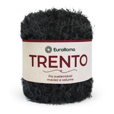 Imagem de Barbante Euroroma Trento 200 g, Preto