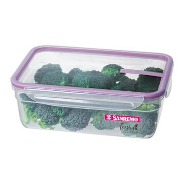 Imagem de Sanremo - Pote Plástico Hermético de 2,5 Litros e Tampa com Travas, Linha Freshy