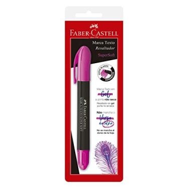 Imagem de Caneta Marca Texto Gel, Faber-Castell, SuperSoft, SM/155728, Rosa, 1 Unidade