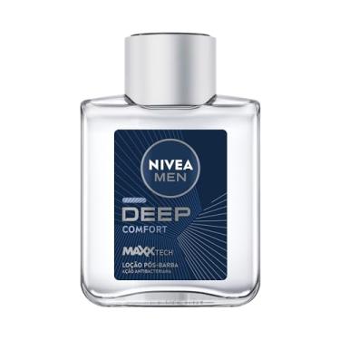 Imagem de NIVEA MEN Loção Pós Barba Deep 100ml - Atua na recuperação da pele, ação antibacteriana, fórmula com carvão ativado, textura líquida
