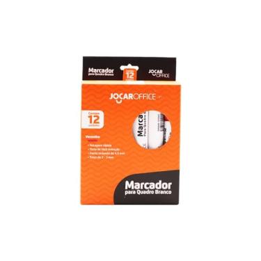 Imagem de Marcador Para Quadro Branco Vermelho Cx/12 Und - Jocar Office