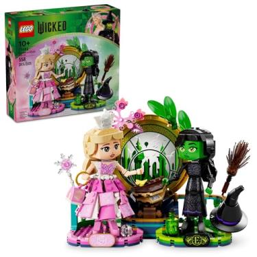 Imagem de LEGO Wicked Figuras de Elphaba e Glinda; Conjunto de Construção de Fantasia 75682