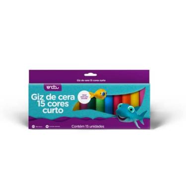 Imagem de GIZ DE CERA 15 CORES CURTO -1812032