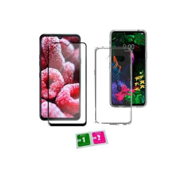 Imagem de Kit Capa + Película De Vidro 9D Borda Reforçada Para LG K41S - ELXCASE