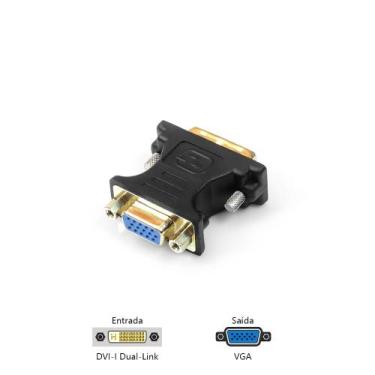 Imagem de Adapt dvi m/vga f adp-dvivga10bk plusc - C3TECH