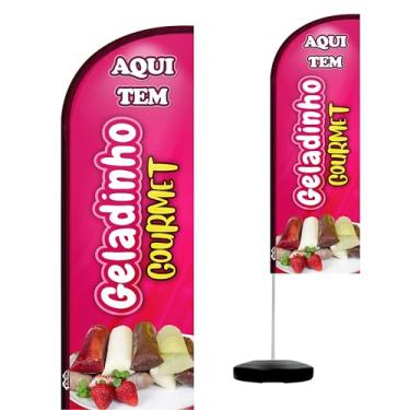Imagem de Wind Banner Completo 2,10m Geladinho Gourmet