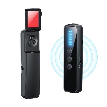 Imagem de CoolMouse Detectores de câmera oculta, detectores de câmera espiã, localizador de dispositivos ocultos para hotéis, carro, escritório, casa, viagem, sala de reuniões, design portátil, 5 níveis de