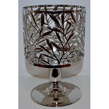 Imagem de Suporte de vela com 3 pavios de pétalas de folha de videira Bath & Body Works