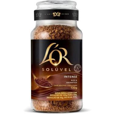 Imagem de Café Solúvel Liofilizado L'Or Intense vidro 130g