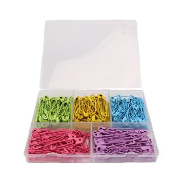 Imagem de Fio de Aço Premium e Resistência, Com Design de Fivela de Segurança, 5 Compartimentos Com Código de Cores, Armazenamento Conveniente, Aplicação Ampla, Meias de Colchas de Costura 1 Caixa (Verde