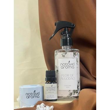 Imagem de Kit Home Spray Aromatizador Difusor Eletrico Essencia Concentrada 10ml (BRANCO, FLOR DE ALGODÃO)