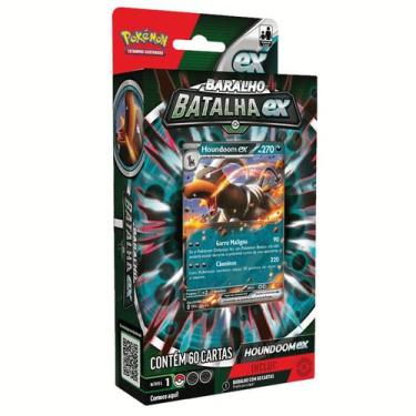 Imagem de Box de Cartas Pokémon - Houndoom - Batalha EX - Copag