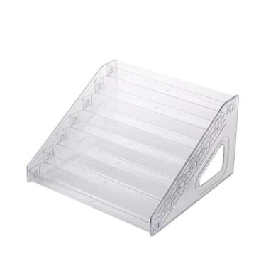Imagem de ChuYiElegance Suporte de Acrílico para Esmaltes, Suporte para Exposição, Penteadeira Versátil, Espessamento, Economizador de Espaço, Acrílico, Porta-batom, Organiza, 7 camadas