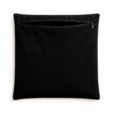 Imagem de Almofada Capa 42cm Suede Macia Decorativa Sala E Escritório Preto