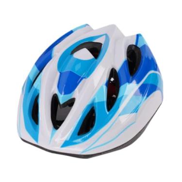Imagem de UGPLM Capacete de bicicleta infantil ajustável e portátil com proteção para skate, esportes ao ar livre, ciclismo, meninos e meninas, Azul