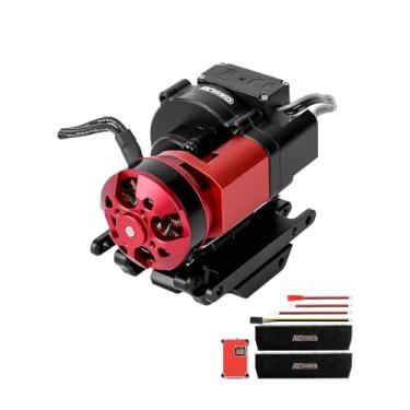 Imagem de RCAWD 2204 2800KV Brushless Motor Transmission 2 Speed Brushless Gearbox Kit with 30A Brushless Esc Pedals for 1/18 Traxxas TRX4M Upgrades Part