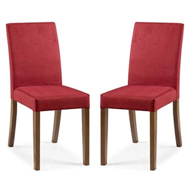 Imagem de Duas Cadeiras Estofadas Vermelho