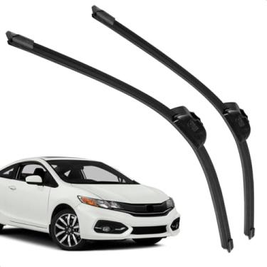 Imagem de Par Palheta Dianteira Limpadora De Para Brisa Civic Coupe 2014 a 2015 De Silicone