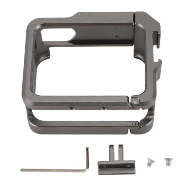 Imagem de Gaiola de gaiola de moldura de alumínio para go 3s go3 camera de proteção de protetora caixa com sapatos frios montagem em videoclipe suporte de microfone de alumínio Material de