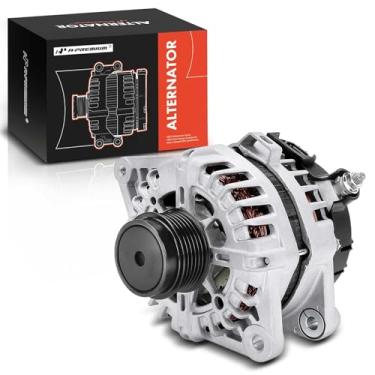 Imagem de A-Premium Alternador Compatível Com Hyundai Elantra 17-20, Sonata 15-19, Gt, Tucson, Veloster, Kona E Kia Soul 17-21, Optima 16-20, Forte 20-21, 1.6L Turbo, Polia Desacopladora De 6 Ranhuras 12V 130