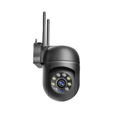 Imagem de Câmera PTZ Sem Fio De 8MP Wifi IP Externa Zoom 4X AI Rastreamento Huma