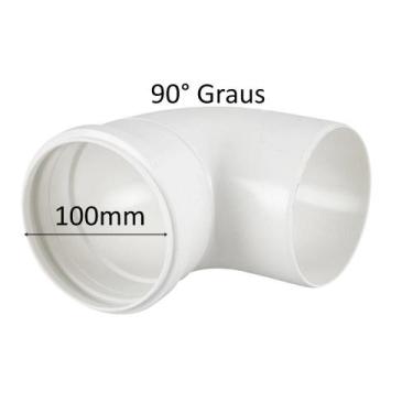 Imagem de Joelho 90º Para Esgoto 4" (100mm) PVC Tigre