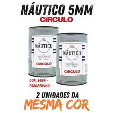 Imagem de FIO NÁUTICO 5MM circulo 500g KIT C 02 UN, 8333 - PERGAMINHO