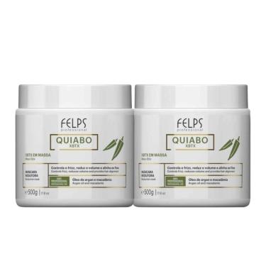 Imagem de Felps Quiabo XBTX Kit 2 Redutor de Volume em Massa 500g