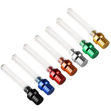 Imagem de 7 peças de mangueira de ventilação de tanque de combustível para motocicleta, tubo de ventilação universal de alumínio, serve para motocicletas off-road, quadriciclos off-road