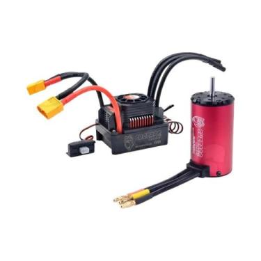 Imagem de Conjunto Combinado De Motor Sem Escova Para Carro RC Escala 1:8 1350KV