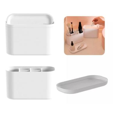 Imagem de Kit 03 Acessorios Bancada De Banheiro Penteadeira Maquiagem