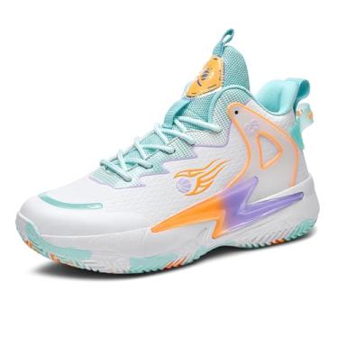 Imagem de Novetra Tênis de basquete masculino antiderrapante para treinamento ao ar livre(Green3,42 BR)