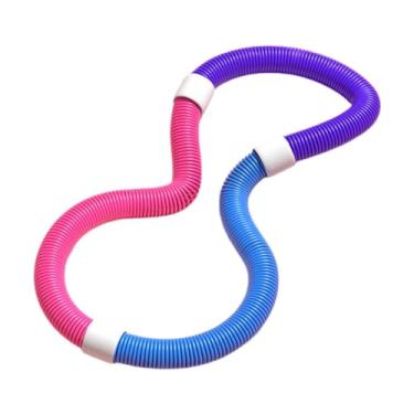 Imagem de Deevoka Anel de exercício de aro de fitness, equipamento de cintura macia, círculo de fitness com peso para viagens, pilates, mulheres, ginástica, iniciantes, 1.2 Kg