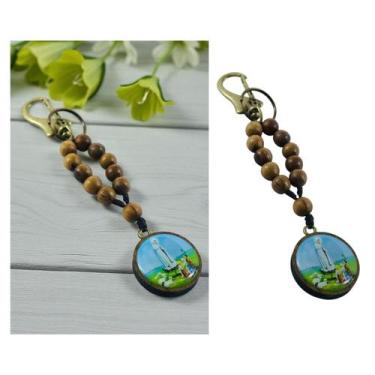 Imagem de Chaveiro Dezena Nossa Senhora de Fátima Madeira - FORNECEDOR 6