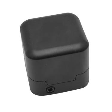 Imagem de IEUDNS Suporte para ponta de taco de sinuca, caixa de giz quadrada de liga de alumínio leve e resistente para snooker, Preto