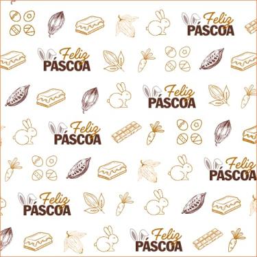 Imagem de Papel Manteiga Antigordura PÁSCOA 15x15cm 500 UNIDADES